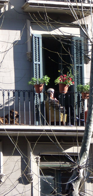 Balcón en Barcelona